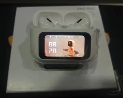 ANC/ENC Wireless Earbuds touchscreen white colour