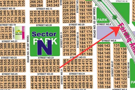 DHA BWP Sector N 1 Kanal Plot Corner
