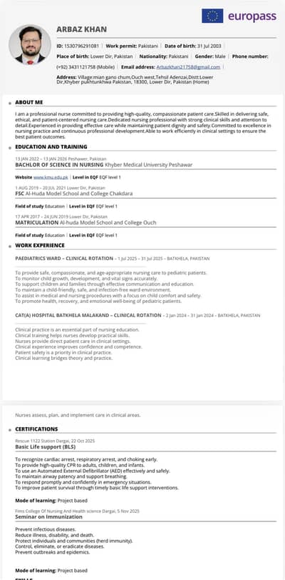 I am a certified nurse,looking for a part time job