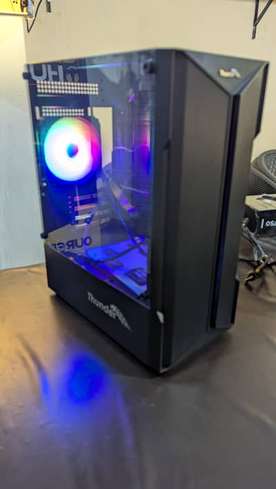 Thunder Zipper Gaming Case Box Pack + Infinity RGB Fan