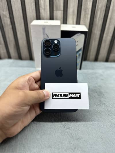15 Pro Max JV | 256GB | Full Warranty | 0 Cycle | Blue | Apple iPhone