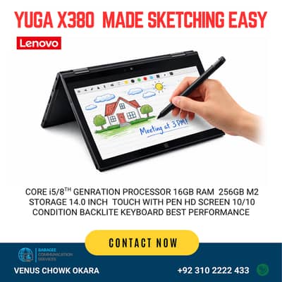 Lenovo ThinkPad X380 Yoga | Core i5 8th Gen | 16GB RAM | 256GB SSD