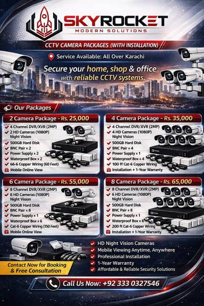 CCTV Camera Installation Karachi