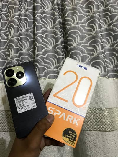 Tecno spark 20c with box