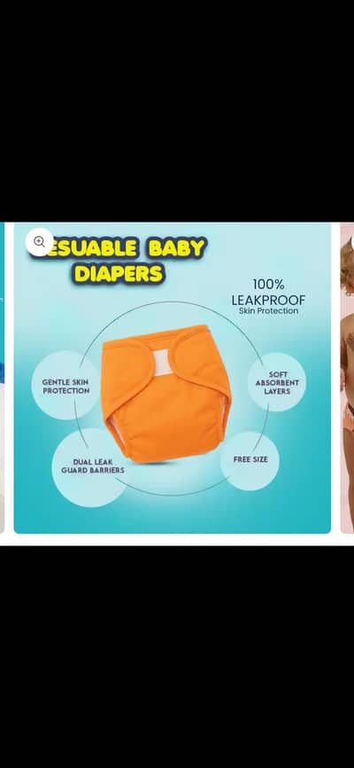 reuseable diapers (size Large (L) and (XL)