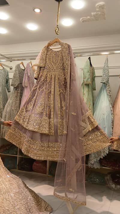 Maxi Beidal dress with matching jewellery