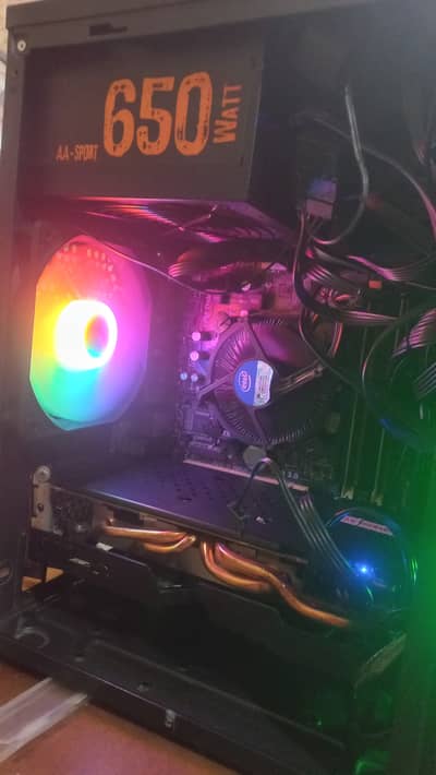 I7 4790 with rx590 DDR3  8gb ram 650 watt psu
