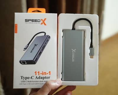 speed x 11 in 1 Type C hub adapter