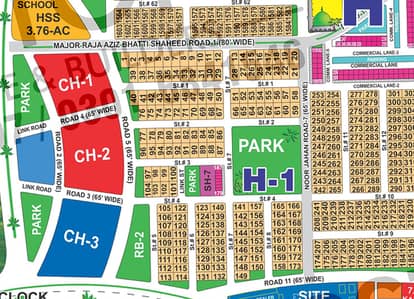 Spacious 1 Kanal Plot Build Your Luxurious Lifestyle Plot Sector H in DHA MULTAN PHASE- 1