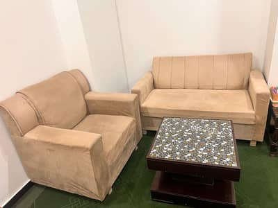 Sofa, Table, Mattress, Razayi