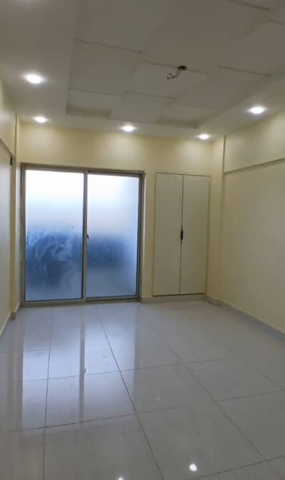 Flat for Sale in Bhayani Heights 2 Bedrooms Drawing Lounge American Kitchen Tile Flooring Ground Floor 24 Hours Light & Water