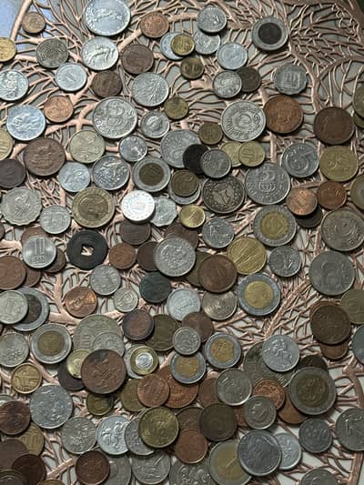 ANTIQUE COINS -100 Different Countries- RARE COINS - 