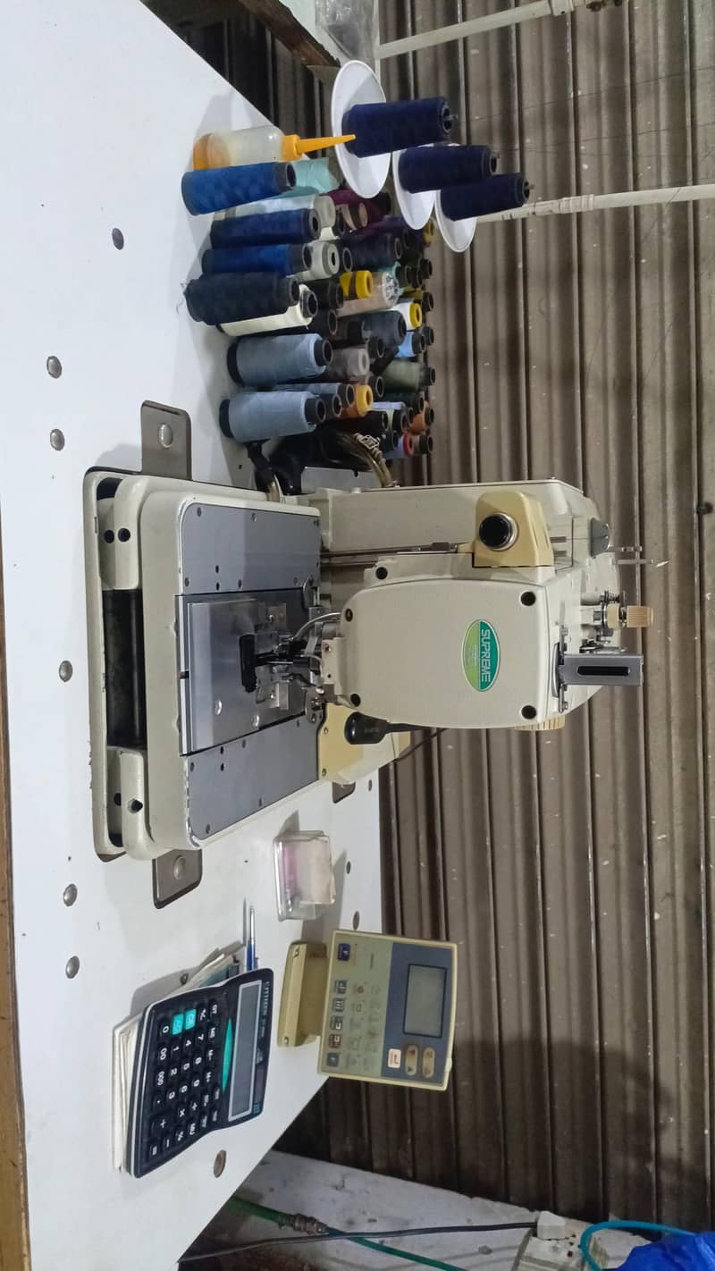 Eyelet 9820 button machine & feusing plant 0