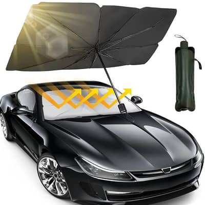 car windshield umbrella black duerable weather resistant