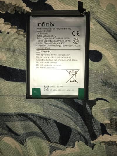 Infinix note 12 Original battery