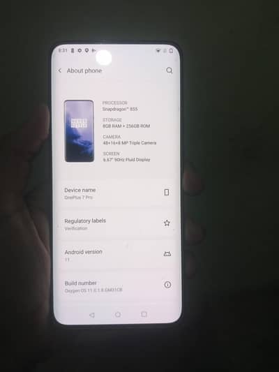OnePlus 7 pro 8/256 all okay no any fault  best for gaming