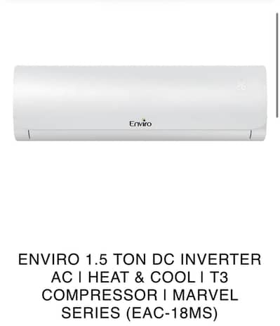 ENVIRO 1.5 TON DC INVERTER ACI HEAT & COOL I T3 COMPRESSOR