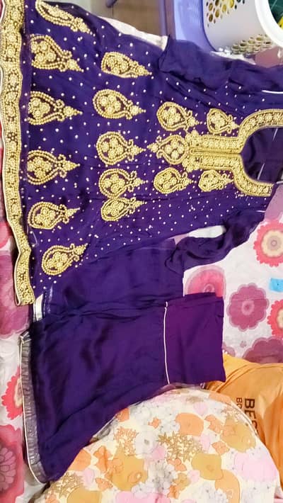 Fancy Frawk with Garara and dupatta