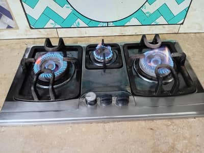 3 burner stove