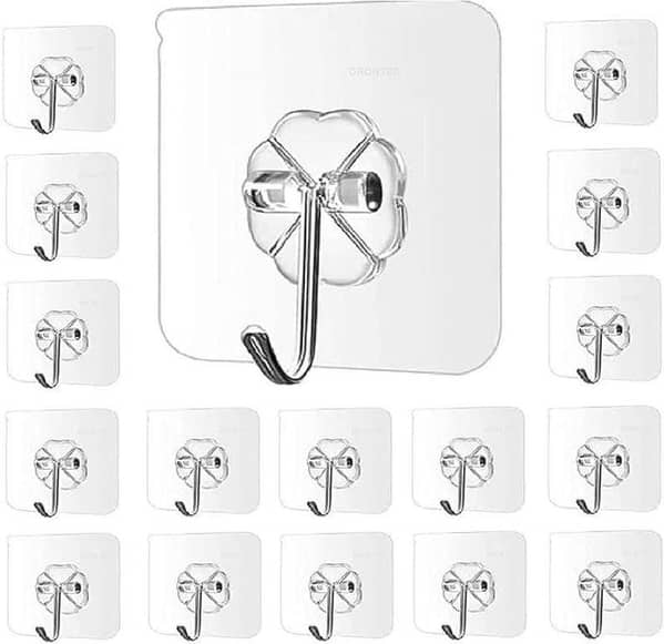 Pack of 1 - Self Adhesive Single Hook
