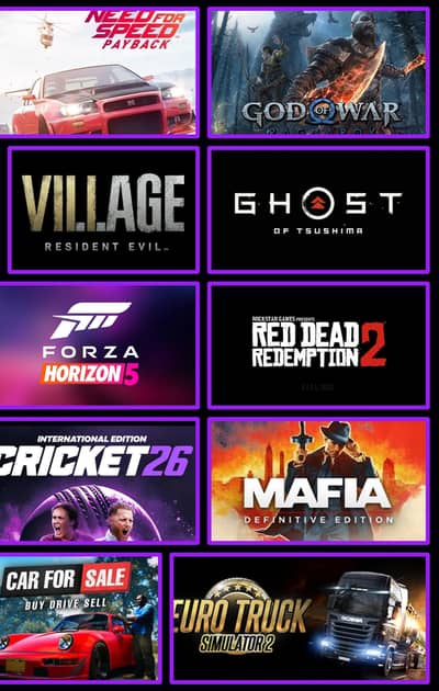 CHEAP PC GAMES GTAV/RDR2/TEKKEN8/CRICKET26/CALL OF DUTY ETC