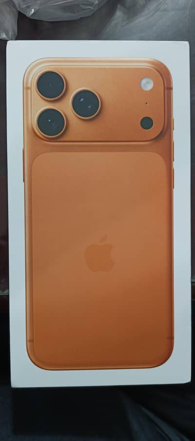 new Box pack Iphone 17 pro max 256 gb