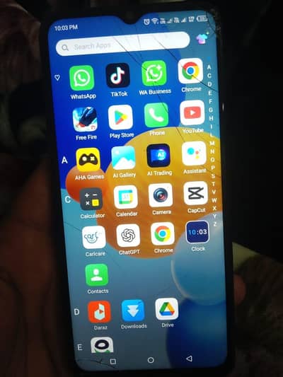 Itel A60s all ok pannel broke with  box content 03037952076 ram 8+128