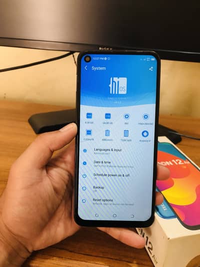 Tecno Camon12 4/64 with box