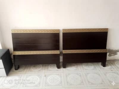single bed kikar wood