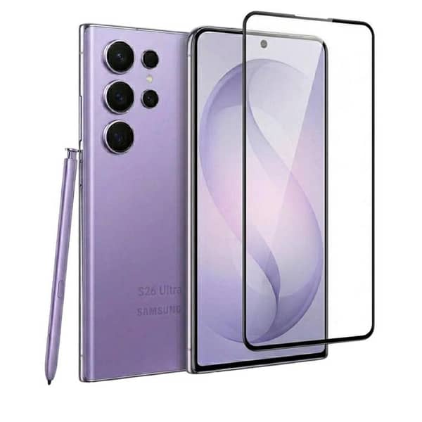 Samsung Galaxy S26 Ultra Tempered Glass Screen Protector – 9H HD Clear Anti-Scratch Bubble-Free