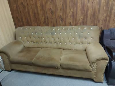 7 seater sofa for sale | brown colour sofa | sofa for sale