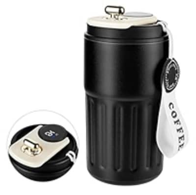 New temperature display coffee /juice hot and cold 450 ml stainless st