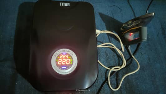 Titan 5000va digital stabilizer