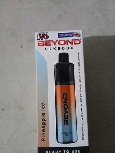 18+ Beyond CLK6000 Disposable Vape, Long-Lasting & Smooth Flavour