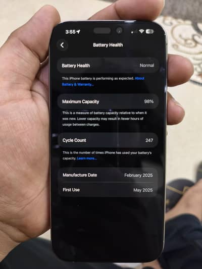 10 by 10 condition apple warrunty availabel BH 98 duel sim pta