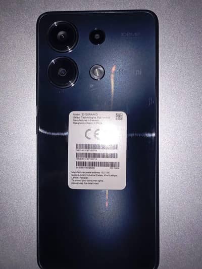 Redmi Note 13 | PTA APPROVED | Slightly Used | Mint Condition