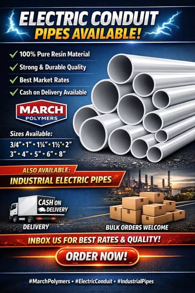 Electric Condiut Pipes Available