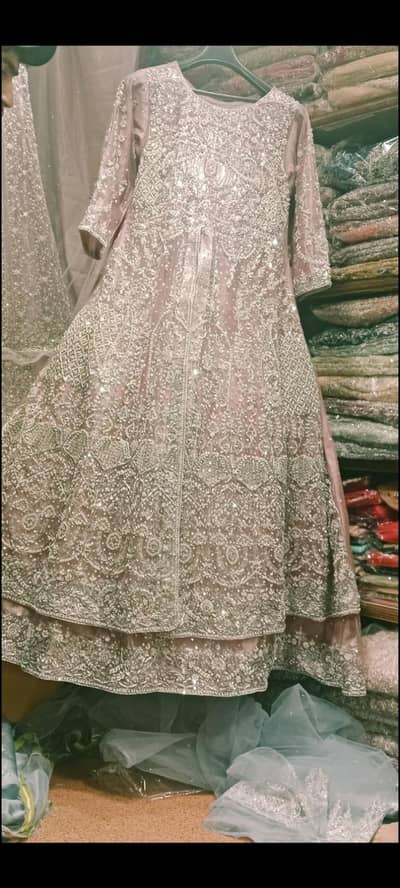 Elegant bridal walima maxi for sale