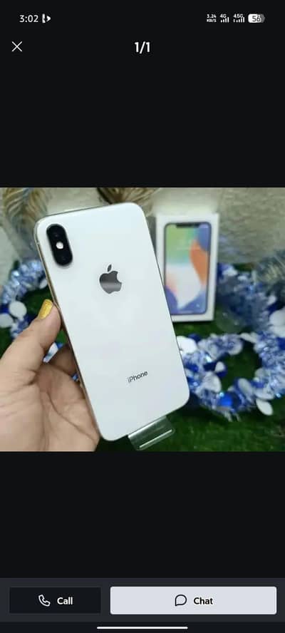 IPhone x 256 GB 89 battery only whatsapp number 03468556940