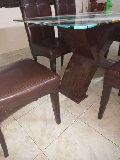 Dining table for sale six seater