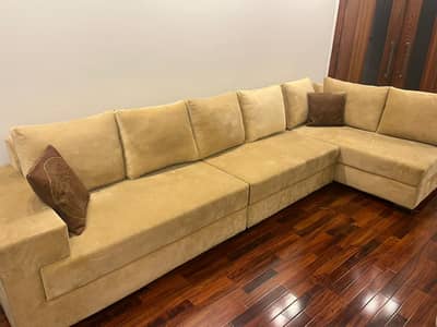 L shaped sofa