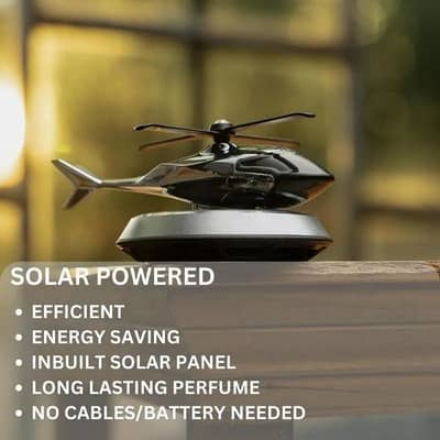 car Dashboard helicopter decoration with perfume refil
