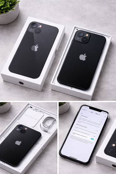 iPhone 13 with box and Cable