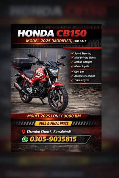 hobda cb 150f
