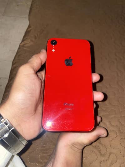 I phone Xr non pta 128 gb  factory unlock battery service 78 ha