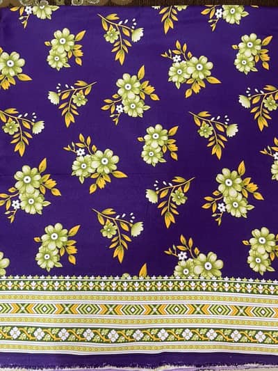 2 pcs Unstiched suit available