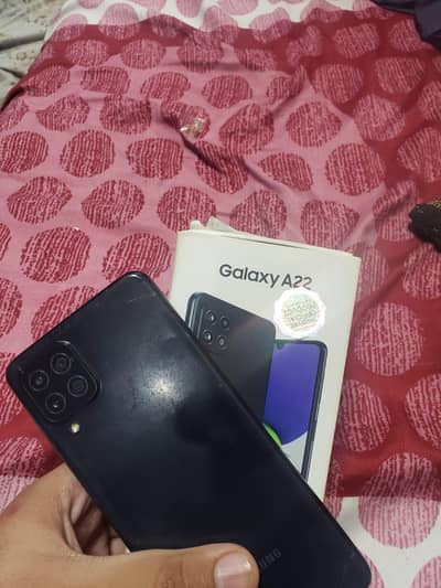 samsung a22 6/128 with box
