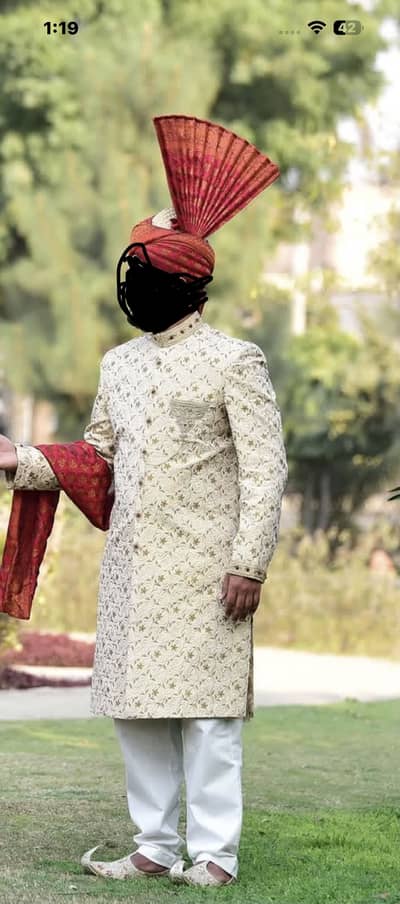Brand new sherwani for groom