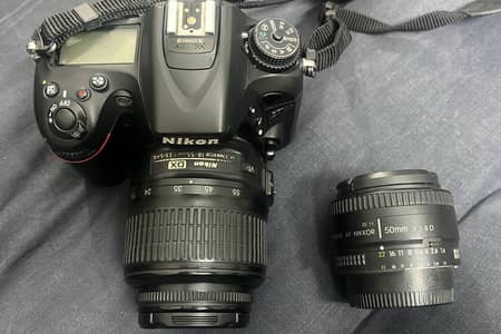 Nikon D7100 DSLR with 18-140mm VR and 50mm f/1.8D, Complete set 10/10