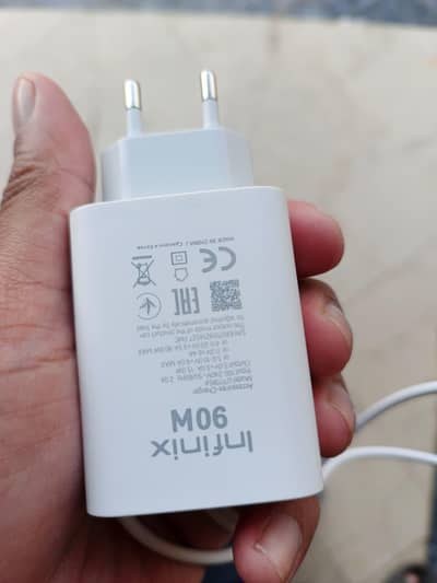 infinix note 50 pro ka 90watt charger